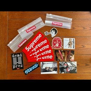 Supreme Sticker and Ziploc Pack